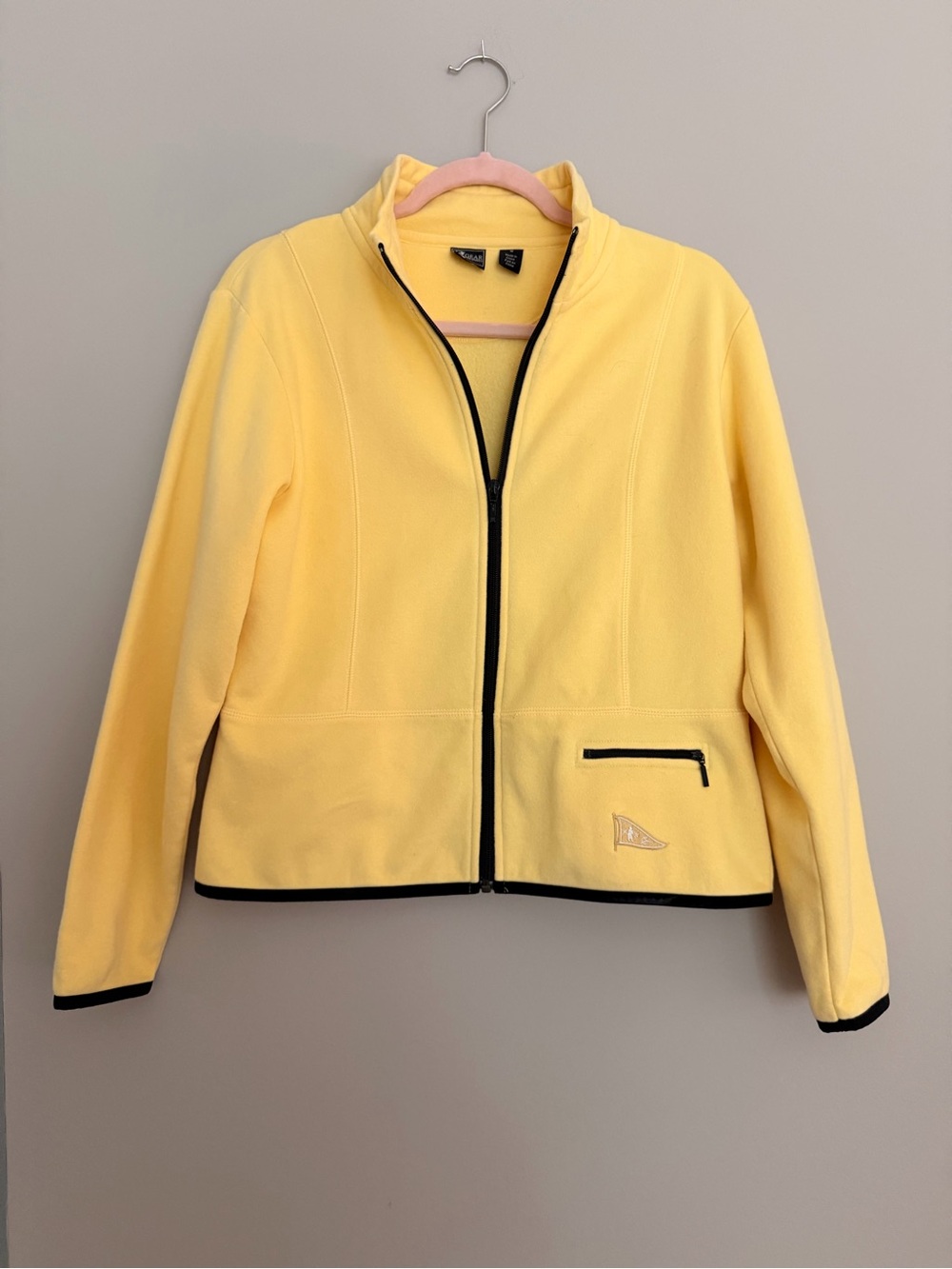 Butter Yellow Zip-Front Women's Jacket